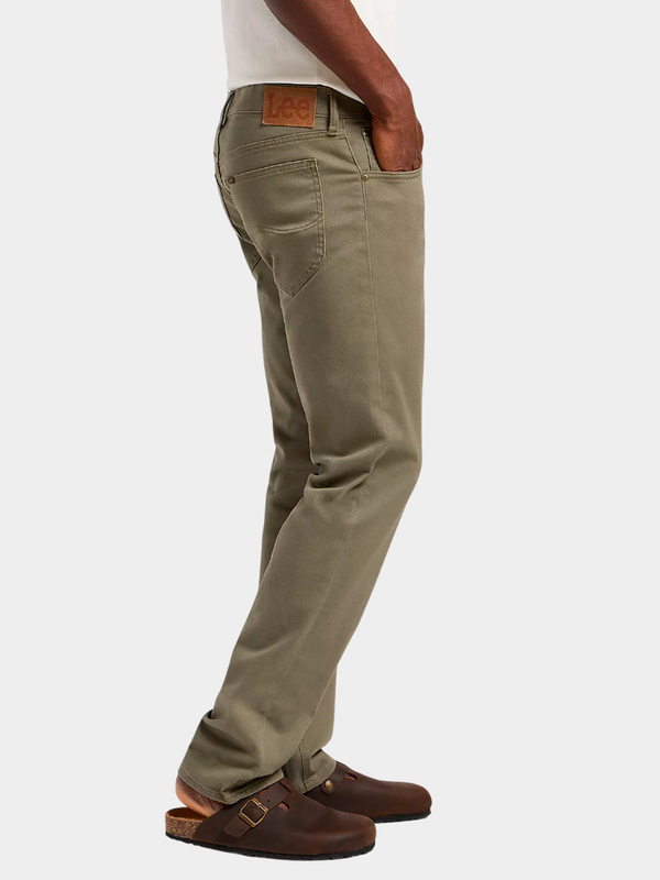 MESKIE SPODNIE LEE DAREN ZIP FLY MERCANTILE GREEN 112355819