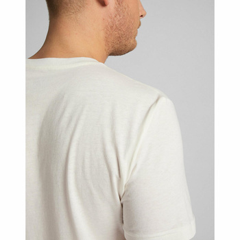 LEE SMALL TRIANGLE TEE MĘSKA KOSZULKA T-SHIRT OFF WHITE L63VFQMK 112140474