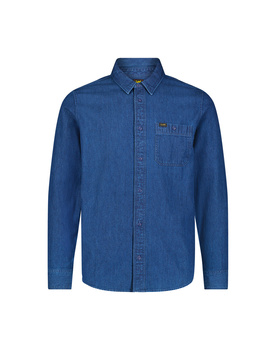 MĘSKA KOSZULA JEANSOWA LEE SURE SHIRT INKY BLUE 112355712 L66N008587