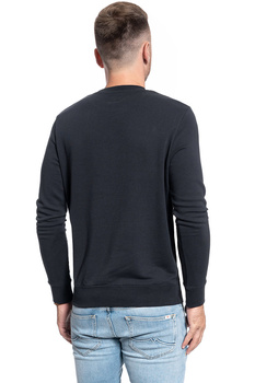 MĘSKA BLUZA WRANGLER LOGO CREW BLUE GRAPHITE W6C0HAX15 112130701