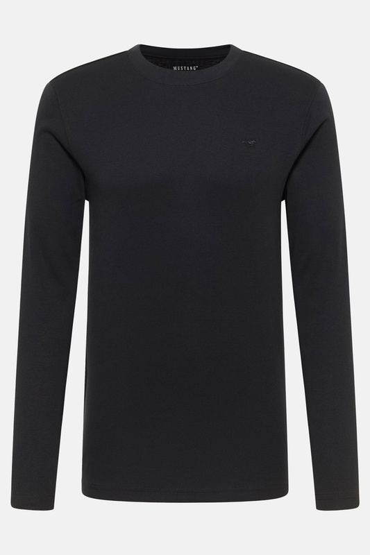 Męski Longsleeve Mustang Style Arlington Jet Black 1016875 4188