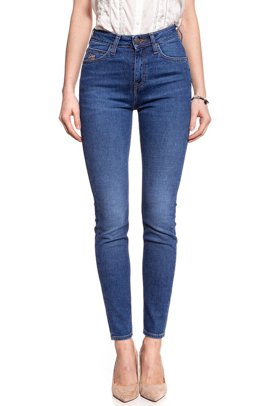 SPODNIE LEE DAMSKIE SCARLETT HIGH TRUE BLUE L31AROPB 112106998