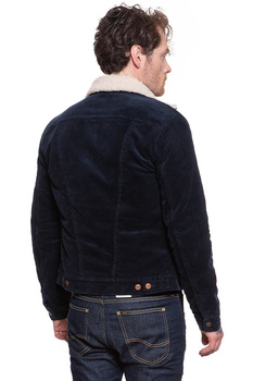 KURTKA ZIMOWA WRANGLER 124MJ SHERPA NAVY W4MSUP114 112129153