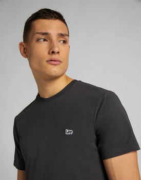 MĘSKI T-SHIRT LEE SS SMALL LOGO TEE WASHED BLACK L60UFQON 112113584