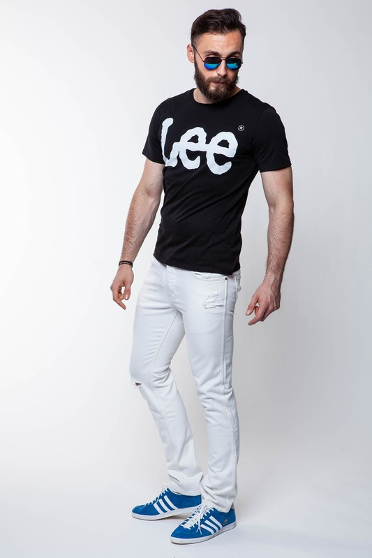 LEE T SHIRT LOGO TEE BLACK L64CAI01