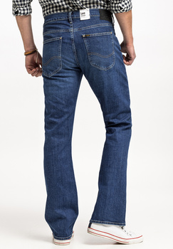 LEE TRENTON MĘSKIE SPODNIE JEANSOWE JEANSY DŻINSY DARK STONE L709KNSI 112324009