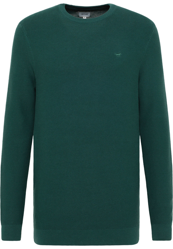 MUSTANG EMIL C CREW MĘSKI SWETER ELEGANCKA JUNE BUG 1014435 6485