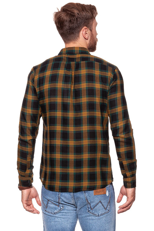 KOSZULA WRANGLER LS 1PKT SHIRT SPRUCE GREEN W5760ORQU 112129455