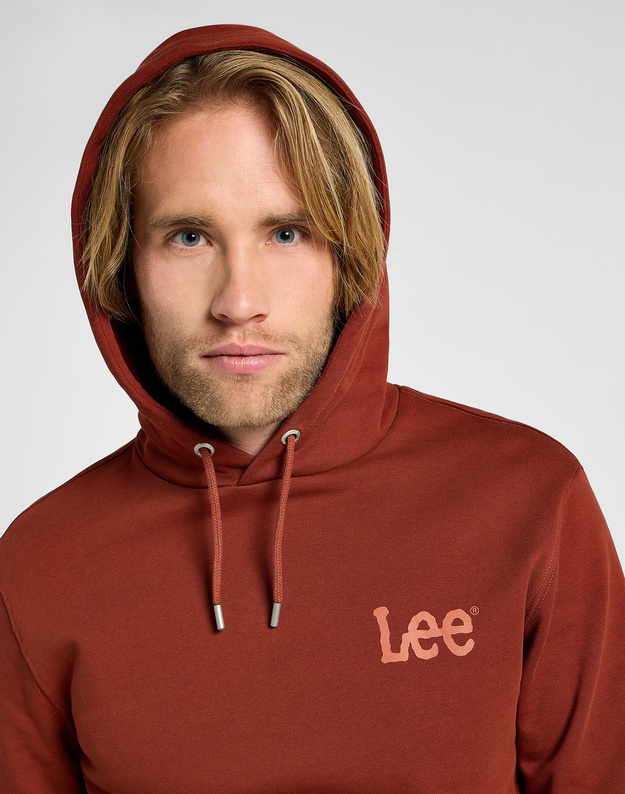 LEE  MĘSKA BLUZA LEE WOBBLY LEE HOODIE SWEET MAPLE 112358006