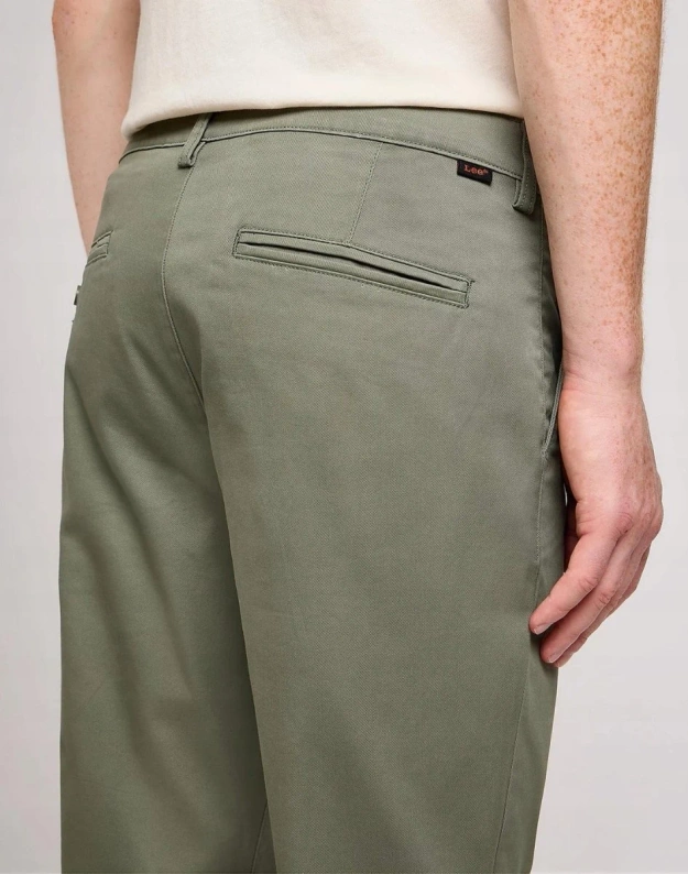 MESKIE SPODNIE LEE SLIM CHINO OLIVE GROVE 112349317