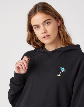 DAMSKA BLUZA WRANGLER DRAWCORD HOODIE FADED BLACK W6Q7-HA-XV6 112130841