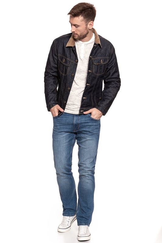 KURTKA JEANSOWA LEE STORM RIDER RINSE L87BRDEA 112122890