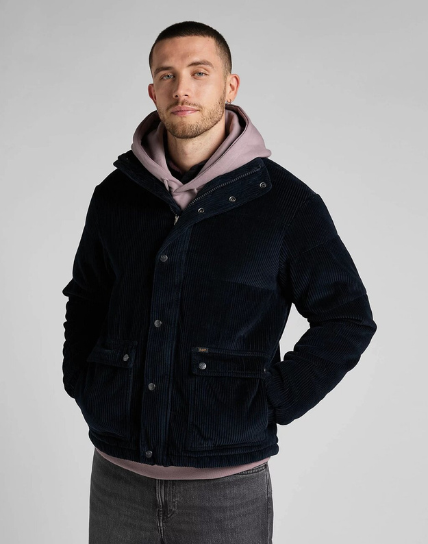 LEE CORD PUFFER MĘSKA KURTKA PRZEJŚCIOWA SZTRUKSOWA SZTRUKS SKY CAPTAIN L87FDCHY 112321552