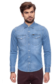 LEE LEE WESTERN SHIRT CONSTANT BLUE L643AFWD
