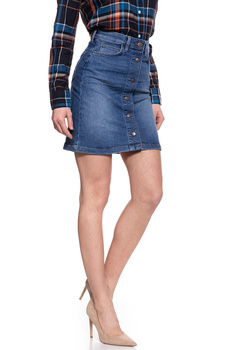 SPÓDNICA JEANSOWA LEE A LINE SKIRT BLUE DROP L38NROEM 112108295