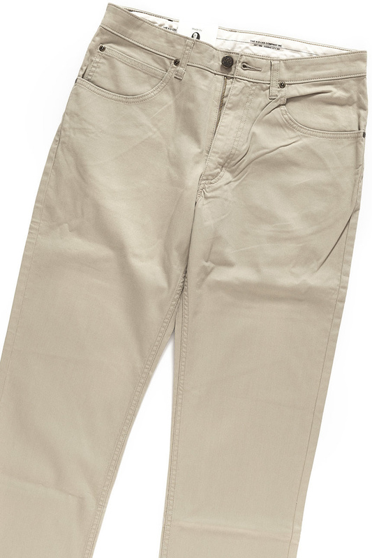 LEE SPODNIE MĘSKIE BROOKLYN STRAIGHT OLIVE GREY L452GO65