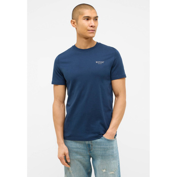 Męski T-Shirt Mustang Style Austin Dress Blues 1016481 5334
