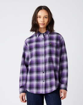 DAMSKA KOSZULA WRANGLER ONE POCKET OVERSHIRT PETUNIA PURPLE W5N52VP04 112141449