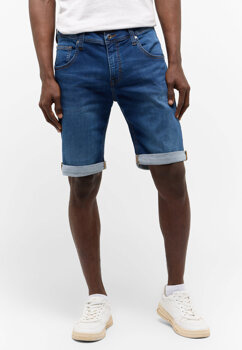 MĘSKIE SZORTY MUSTANG Chicago Shorts Z Denim Blue 1015692 5000 682