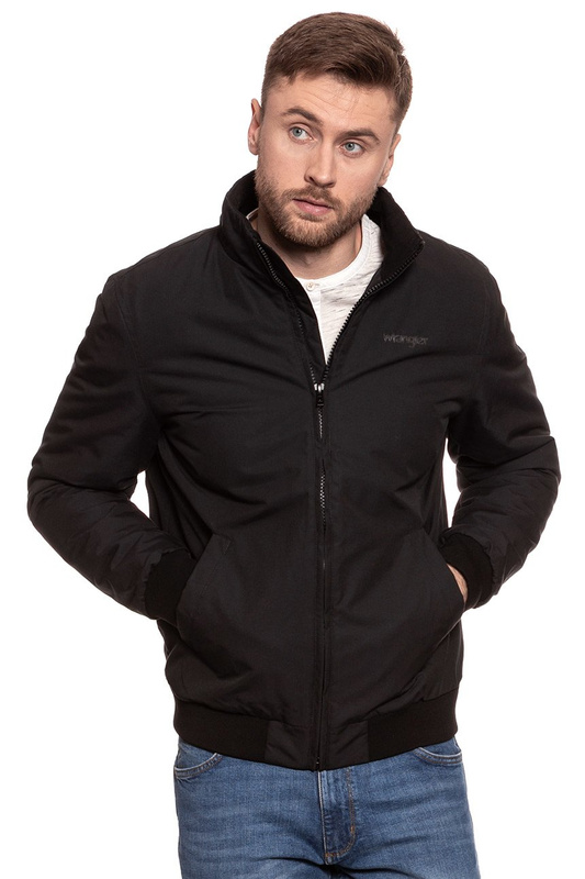 WRANGLER HARRINGTON JACKET BLACK W4M1YC100 112129130