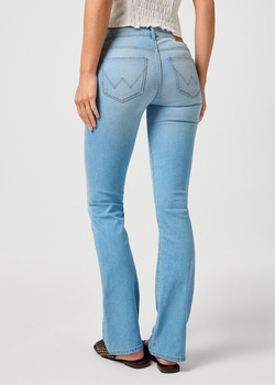 DAMSKIE SPODNIE WRANGLER BOOTCUT PALE & WORN 112364509