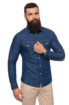 LEE WESTERN SHIRT NAVY L644MH35