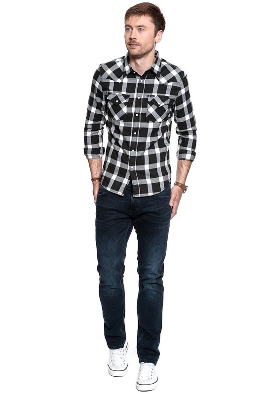 KOSZULA LEE WESTERN SHIRT PITCH BLACK L643ZCEM 112115448