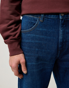 MESKIE SPODNIE  WRANGLER FRONTIER POLAR STEEL 112373195