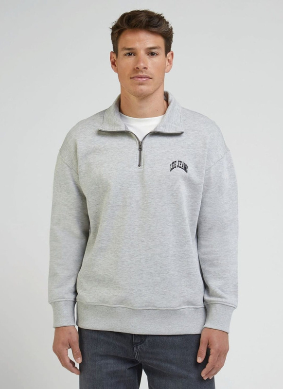 LEE MĘSKA BLUZA HALF ZIP SWS SHARP GREY MELE 112341670 LL99011720