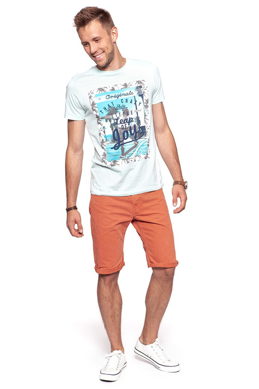 JACK & JONES T SHIRT CREW NECK SURF SPRAY 12116711