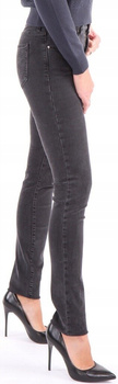 WRANGLER SLIM DAMSKIE SPODNIE JEANSOWE BIKER BLACK W28LLX98X