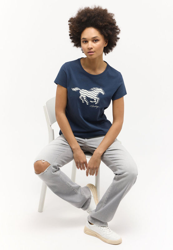 DAMSKA KOSZULKA MUSTANG LOGO T-shirty Loa Spellbound 1015161 5429
