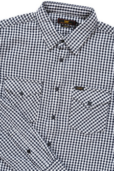 LEE WESTERN SHIRT MĘSKA KOSZULA W KRATĘ BLACK L644NL01 112115593