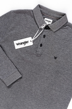 WRANGLER POLO LS POLO REAL BLACK W7A87K5W5 112131306