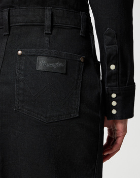 WRANGLER DAMSKA SUKIENKA JEANSOWA WRANGLER DENIM MATCH UP DRESS BLACK 112356782