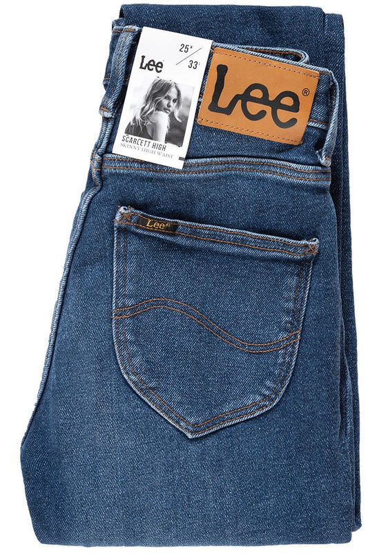 SPODNIE DAMSKIE LEE SCARLETT HIGH BLUE HAVANA L626DTIZ 112114154