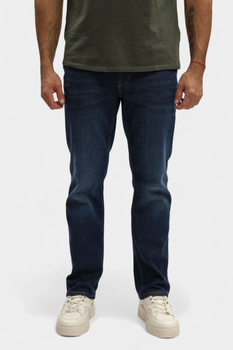 Męskie Spodnie Jeansowe Mustang Style Tramper Straight Denim Blue 1017231 5000 803