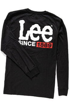 LEE LS LOGO T PITCH BLACK L63NAIEM 112115135