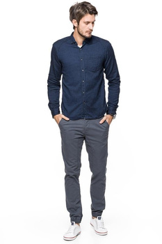 TOM TAILOR SPODNIE MĘSKIE SOLID STRETCH TWILL JOGG CHINO NAVY 6403965.00.12 COL. 6889