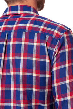 KOSZULA WRANGLER LS 2PKT FLAP SHIRT SCARLET RED W5917ORUU 112129698