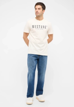Męskie Spodnie Jeansowe MUSTANG Denver Straight Denim Blue 1016340 5000 682