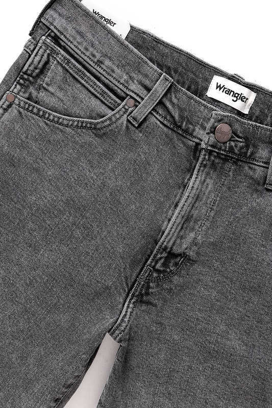 KRÓTKIE SPODENKI WRANGLER DENIM SHORT BLEACHED BLACK W14CRA24P 112126620
