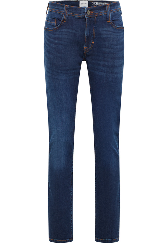 Męskie Spodnie Jeansowe Mustang Style Oregon Slim Denim Blue 1016318 5000 902