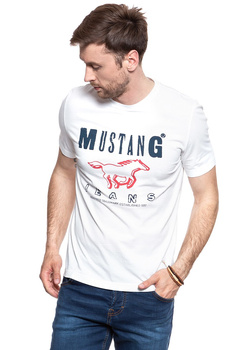 MUSTANG T SHIRT Logo Tee CLOUD DANCER 1007252 2020
