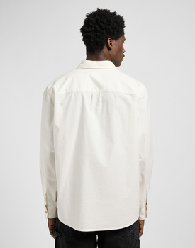 MESKA KOSZULA  LEE NO POCKET BUTTON DOWN ECRU 112370478