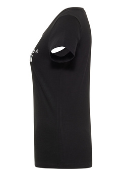 MUSTANG Alina C Tee Logo Damski T-shirt Koszulka Black 1013222 4142