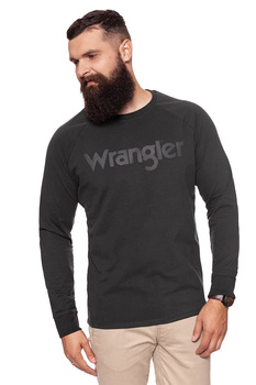 WRANGLER LS KABEL RAGLAN FADED BLACK W7B17FGV6 112131412