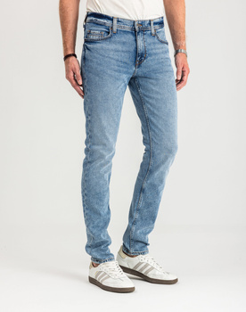MUSTANG VEGAS SLIM MĘSKIE SPODNIE JEANSOWE JEANSY DŻINSY DENIM BLUE 1015043 5000 202