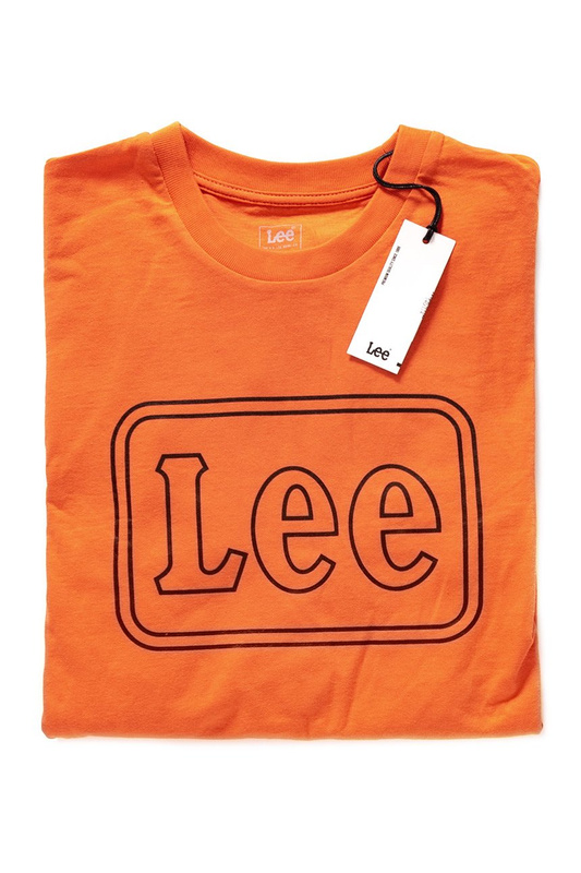 LEE BOX LS MĘSKI LONGSLEEVE KOSZULKA DŁUGI RĘKAW SIGN ORANGE L60FREME 112113355