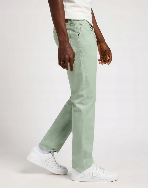 MESKIE SPODNIE LEE DAREN ZIP FLY INTUITION GREY 112349218